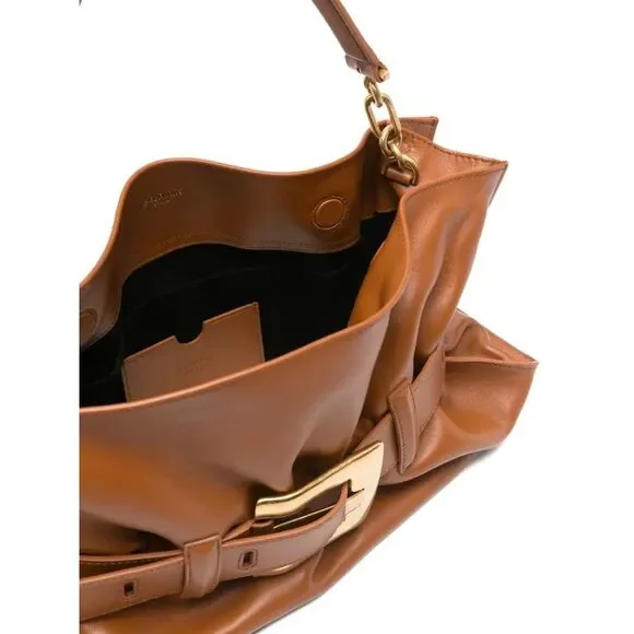 Balmain Women "Anthem Medium" Calfskin Bag - Picture 2 of 5